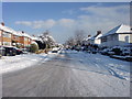 Belgrave Gardens from Prince George Avenue, London N14