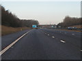 M5 northbound approaching junction 21