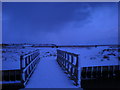 Footbridge over the creek at Long Rock