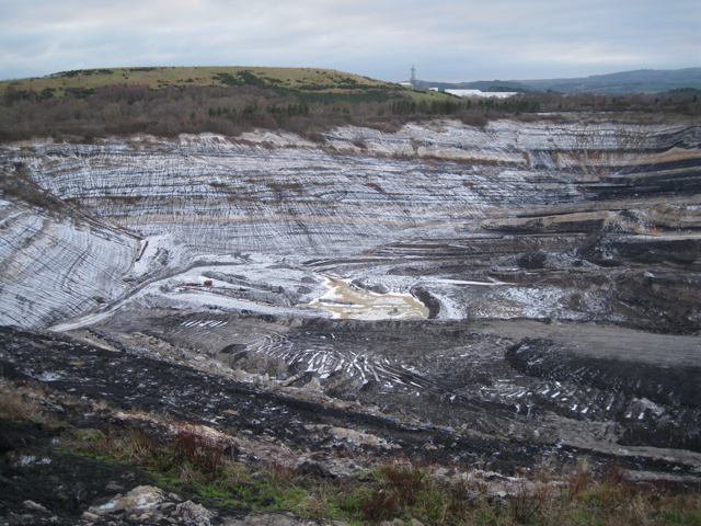 South side of Newbridge ball clay quarry