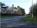 A48 looking towards Pyle from lay-by exit.