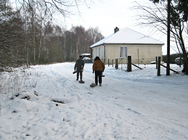 Taking stones to the loch