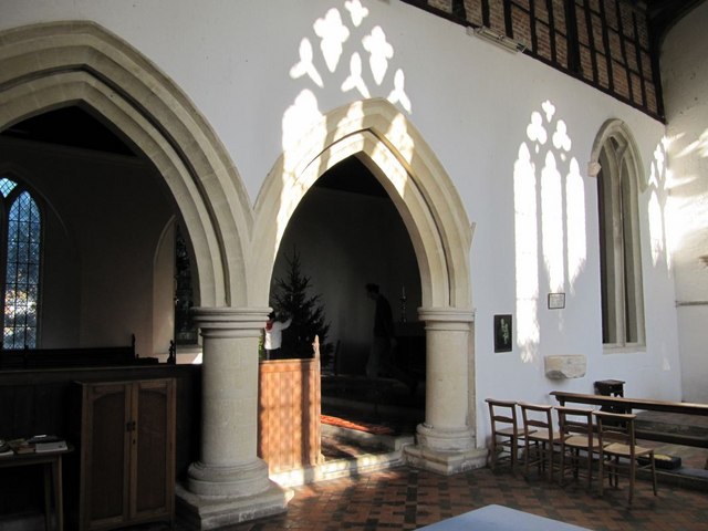 Arches in the chapel