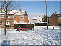 Looking from The Oaks towards Chalton Close