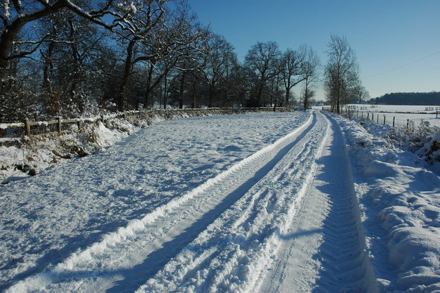 Track to Westfield Farm, Croome