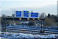 Gantry Over the M23 Motorway, Near Merstham, Surrey