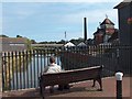 Cliffe Bridge Lewes - View of Harveys