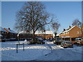 Looking from Barnsgore Avenue to Hinton Close