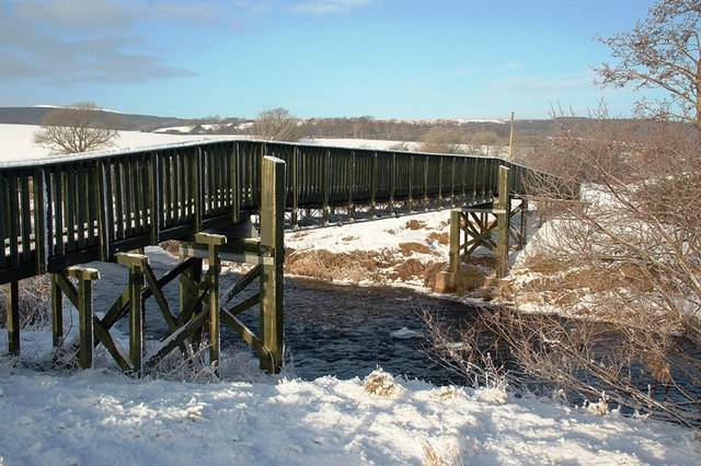 Footbridge Over The Water Of Girvan