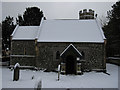 All Saints in the snow, Santon