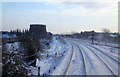 Going over Cow Lane Bridge to Didcot East