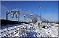 Entering Didcot rail yard at the east