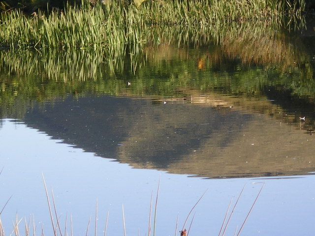 Middle Knoll reflection in pond