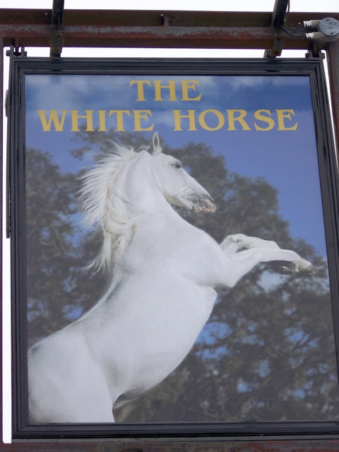 Sign for the White Horse