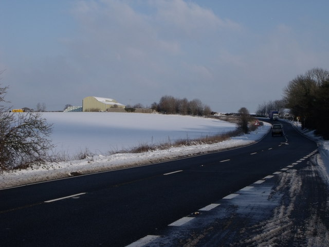 The A26 south of Beddingham, East Sussex