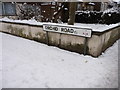 Road sign for Orchid Road, London N14