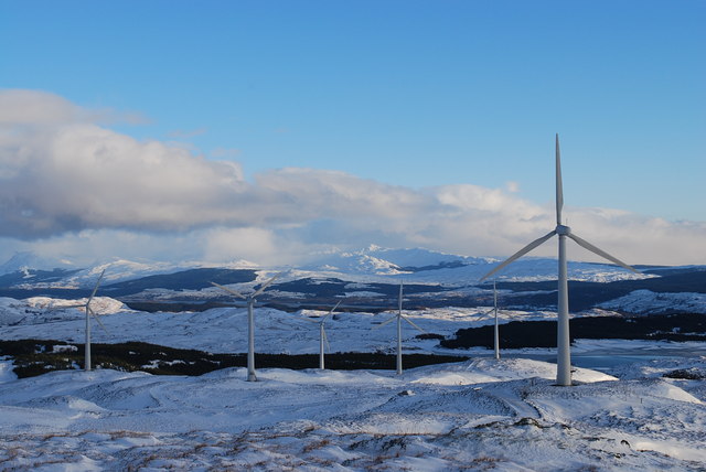 Beinn Ghlas windfarm, Argyll