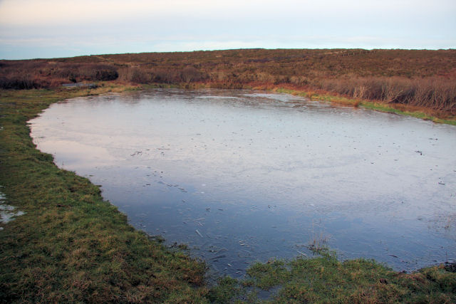 Unnamed pond at Carn Glaze