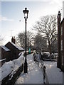 City walls in the snow by Abbey Street