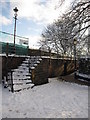 Steps to the city walls in Abbey Street