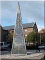 NS7255 : Pyramidal Clock sculpture by Lairich Rig