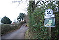 Entering the Holnicote Estate, Luccombe Lane