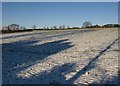 SX9266 : Snowy recreation ground, Easterfield Lane by Derek Harper