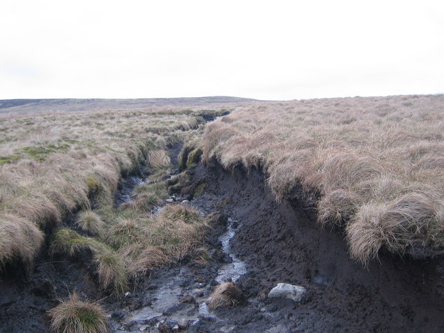 Peat hagg on Ettersgill Common © Philip Barker cc-by-sa/2.0 :: Geograph ...