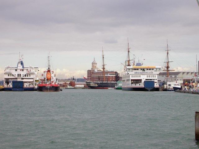 Busy Portsmouth Harbour