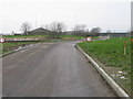 Entrance to sewage works off Ebbsfleet Lane