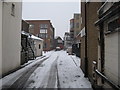 Carpenters Place, a cul-de-sac off Clapham High Street, south London