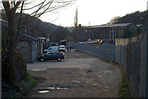 SE0026 : Track past Calderdale Council depot at Hawksclough by Phil Champion
