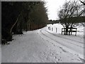 Private road running from the A29 to Dale Park House