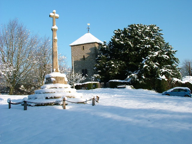 Stopham church and War Memorial
