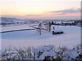 Wintery view over Felhampton