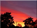 TQ2995 : Sunset, London N14 by Christine Matthews