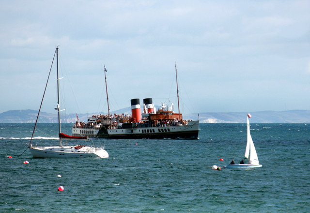 SS Waverley in Swanage Bay