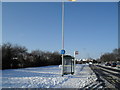 Bus shelter in Crossland Drive