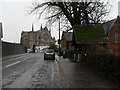 Looking from St Philip PC Primary School along London Road towards the cathedral