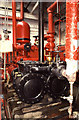 SK3156 : Steam fire pump, Lea Mills by Chris Allen