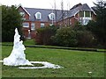 A surviving lump of snow, Omagh