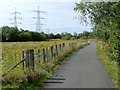 NS5062 : Cycle route beside the White Cart by Lairich Rig