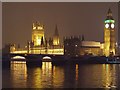 TQ3079 : Westminster Bridge and the Houses of Parliament by David Dixon