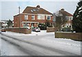 Approaching the junction of  Lower Drayton Lane and Central Road