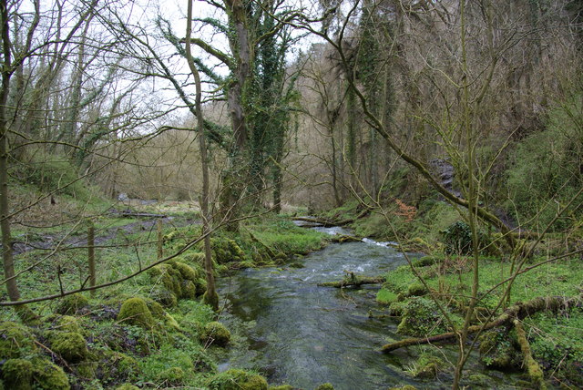 Stream at the bottom of Flag Dale