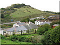 Shakespeare Cliff and the A20 from St David