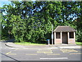 Brick bus shelter