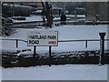 Street sign, Maitland Park  Road NW3