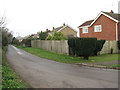 View north-west along Church Lane