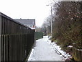 Wintry path, Pilton Vale